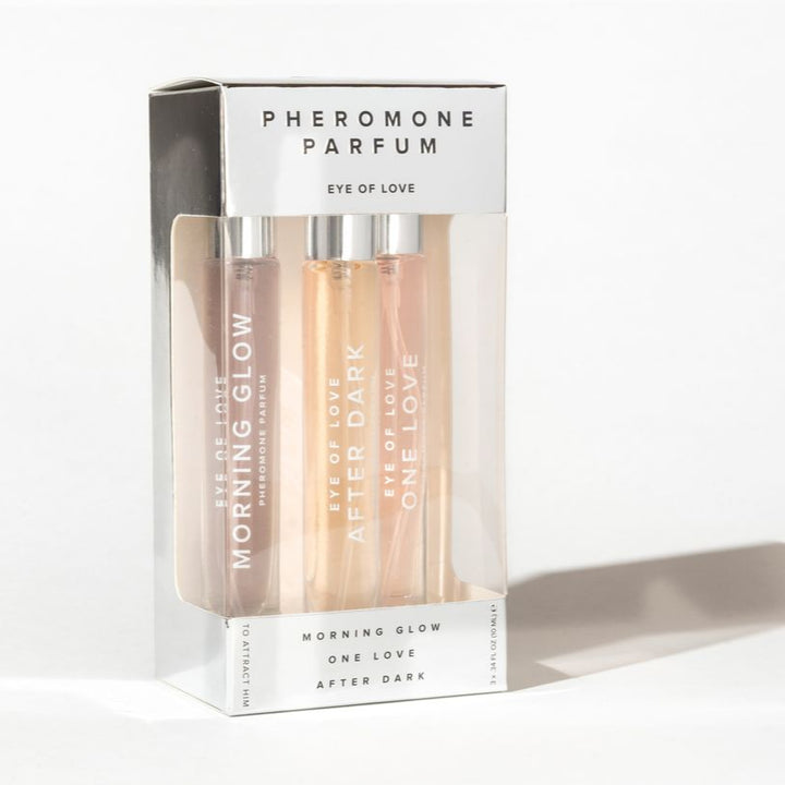 Eye of Love pheromone Set - Morning Glow, After Dark and One Love