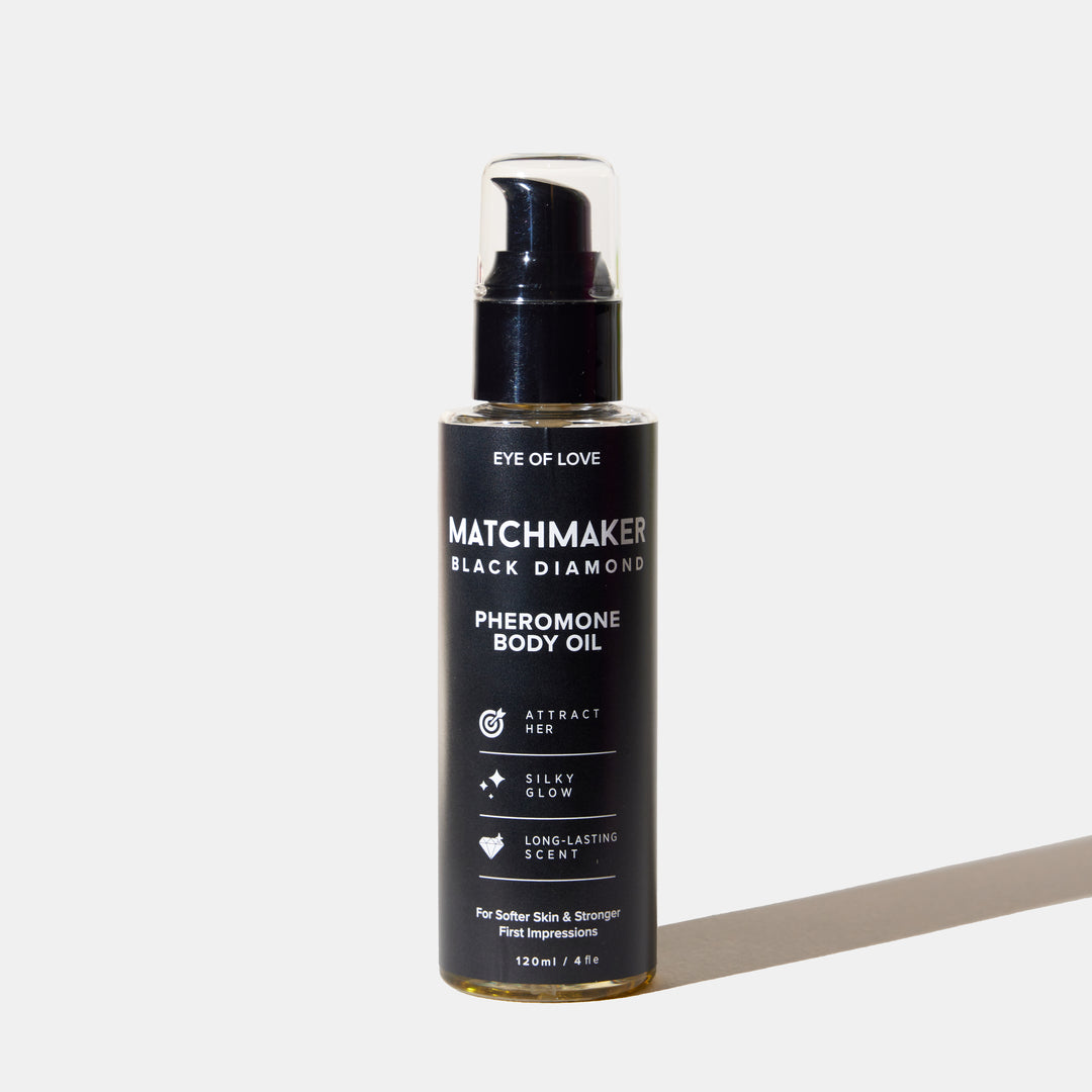 Matchmaker Black Diamond Pheromone Body Oil - attract her