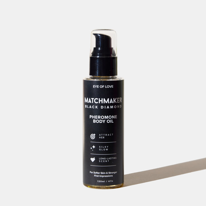 Matchmaker Black Diamond Pheromone Body Oil - attract her