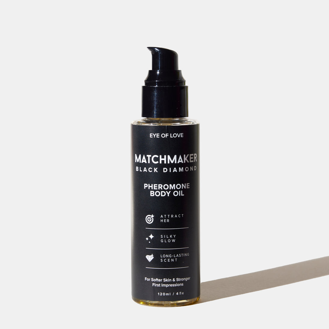 Matchmaker Black Diamond Pheromone Body Oil - attract her