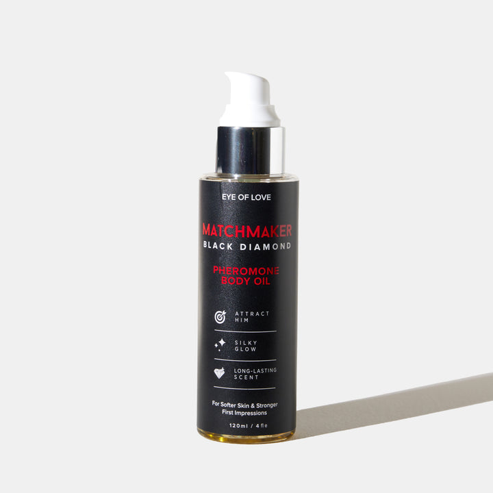 Matchmaker Black Diamond Pheromone Body Oil - attract him