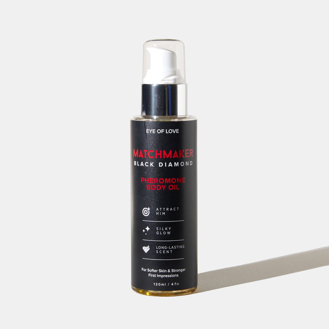 Matchmaker Black Diamond Pheromone Body Oil - attract him