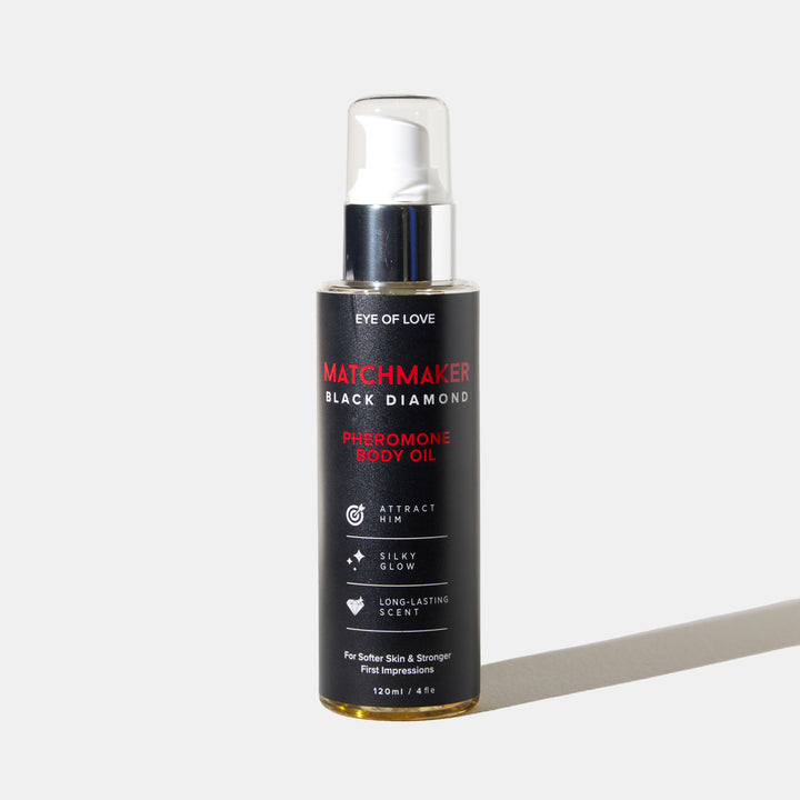 Matchmaker Black Diamond Pheromone Body Oil - attract him