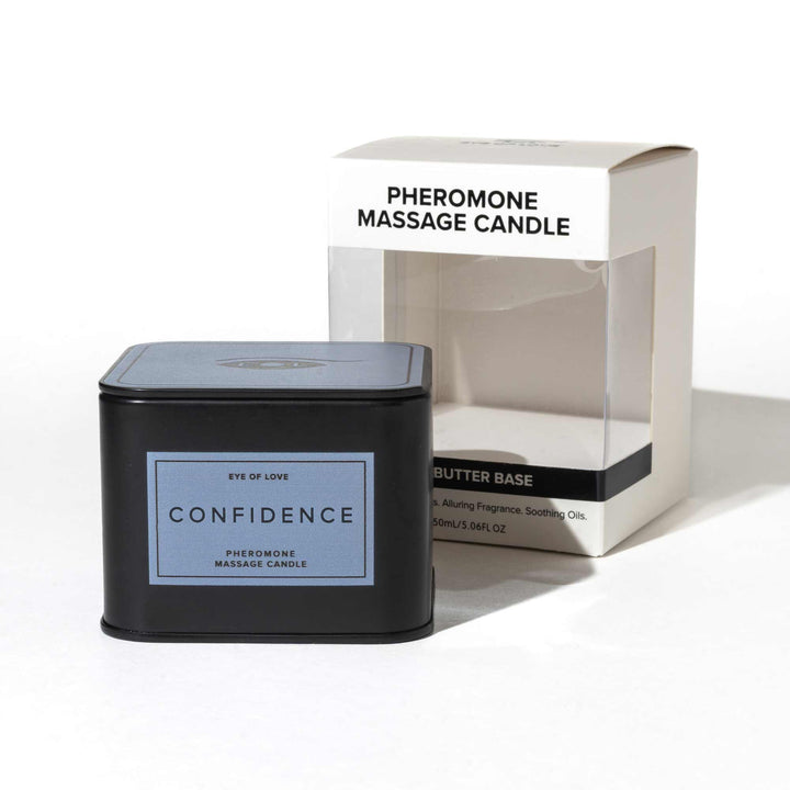 Confidence Pheromone Massage Candle + Free Pheromone Parfum