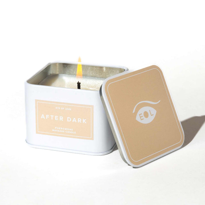 After Dark Pheromone Massage Candle + Free Pheromone Perfume Sample