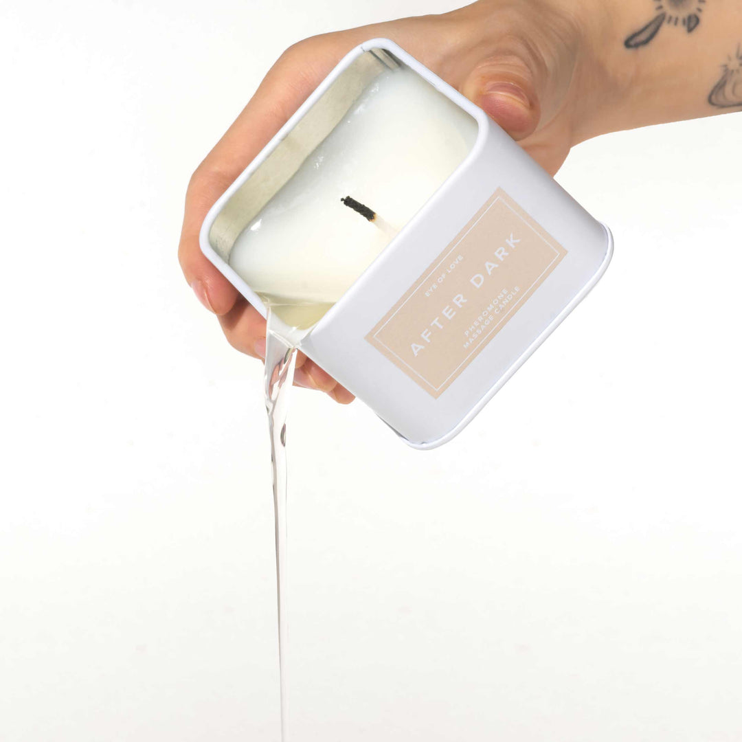 After Dark Pheromone Massage Candle + Free Pheromone Perfume Sample