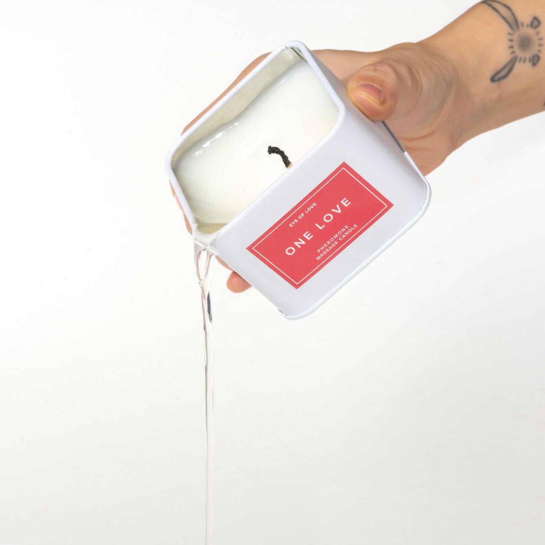 One Love Pheromones Massage Candle