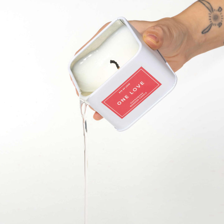 One Love Pheromones Massage Candle
