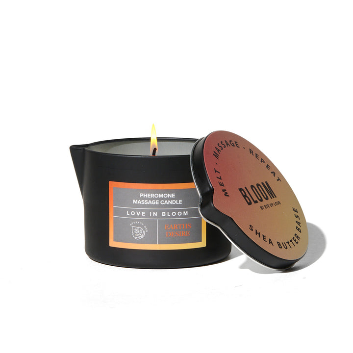 Bloom Earth’s Desire Pheromone Massage Candle
