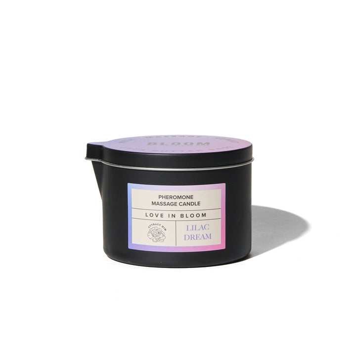 Bloom Lilac Dream Pheromone Massage Candle