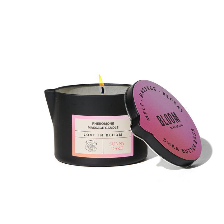 Bloom Sunny Daze Pheromone Massage Candle