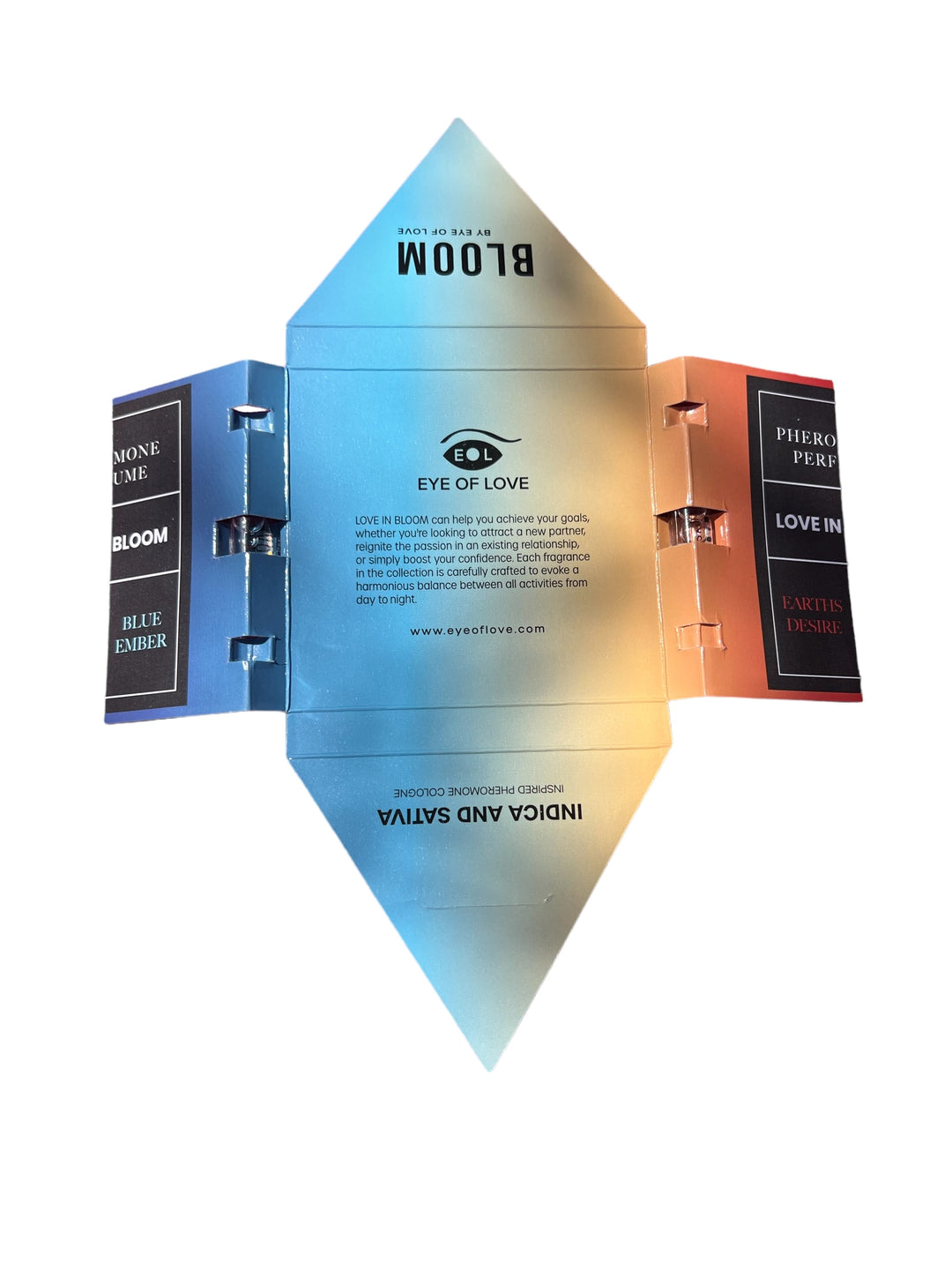 Bloom - Sample Set with 1ml perfumes Earths Desire, Blue Ember