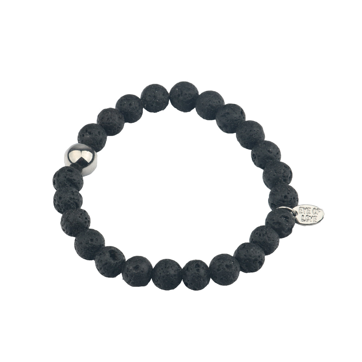 Pheromone Bead Bracelet Lava Rock - Large