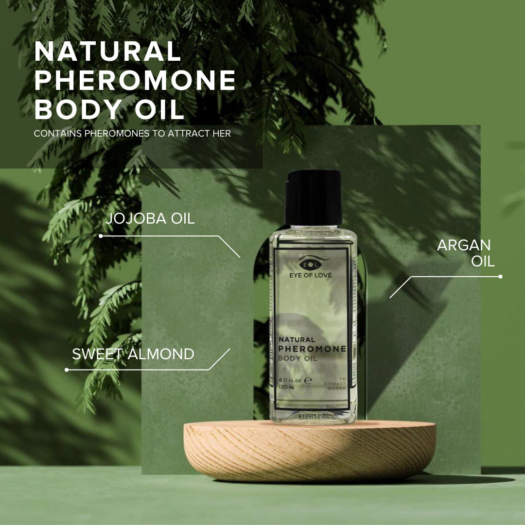 Natural Pheromone Body Oil to attract her